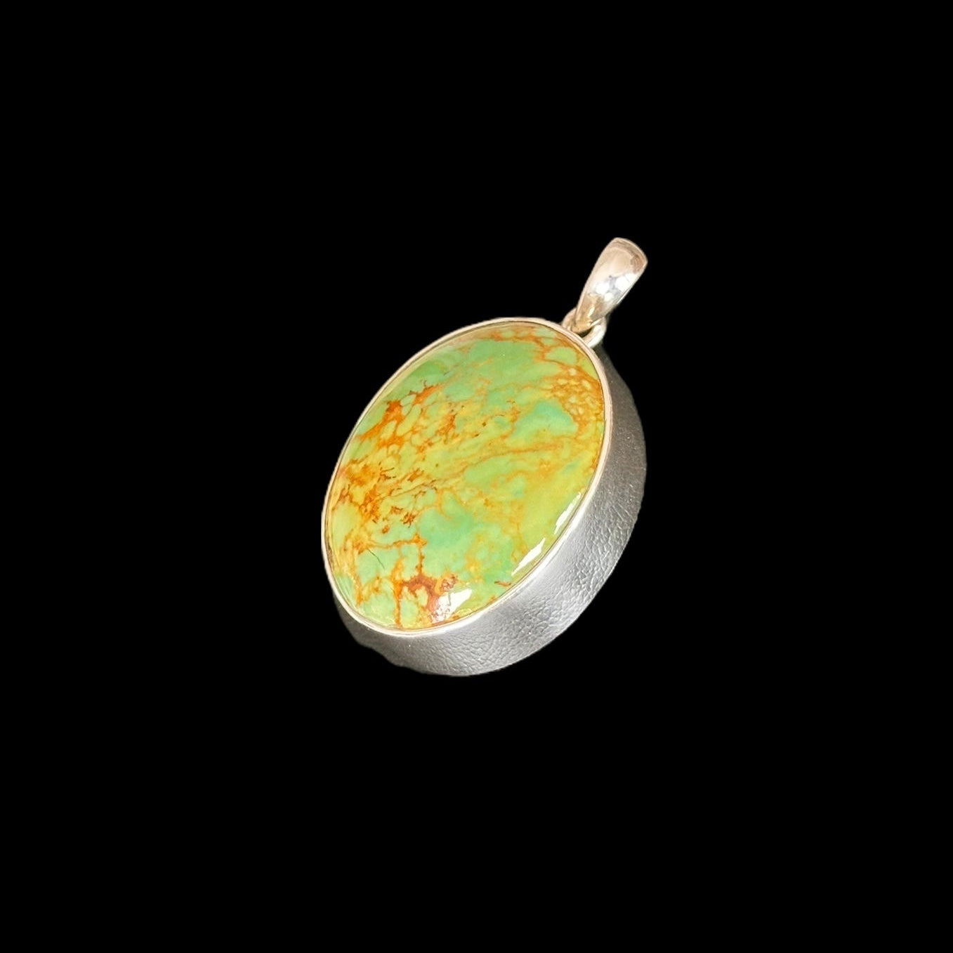 Colgante Turquesa Nautural Redondo