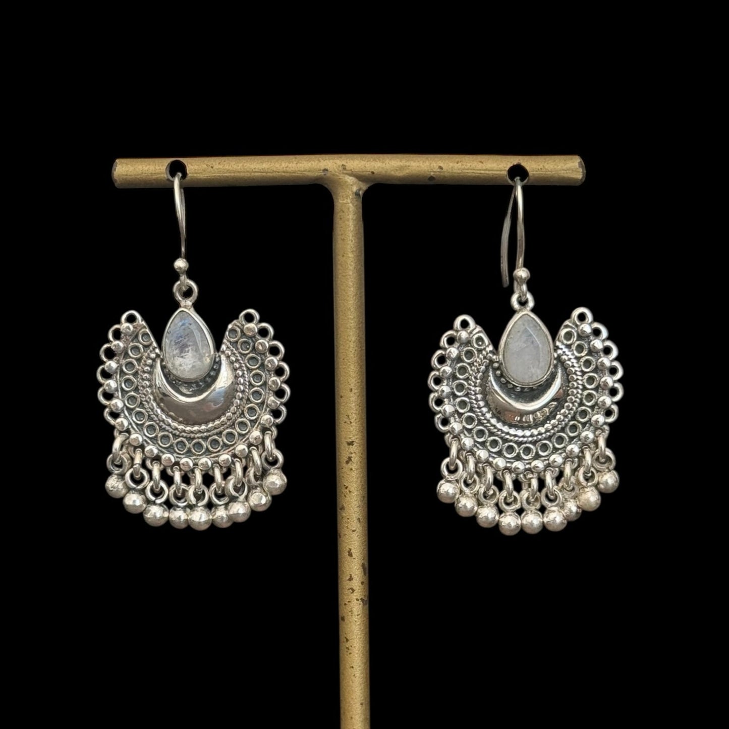 Pendientes Chunky Moon Piedra De Luna