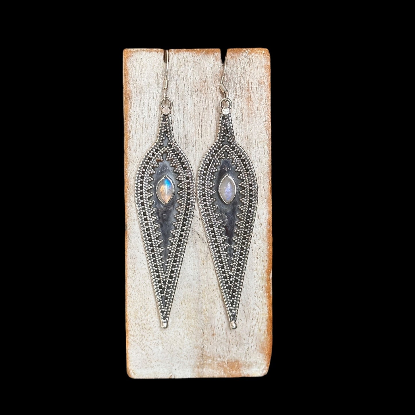 Pendientes Puntas Hindú Stone