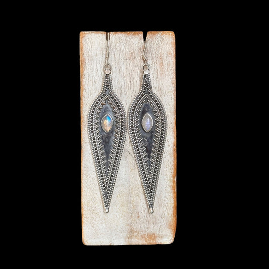 Pendientes Puntas Hindú Stone