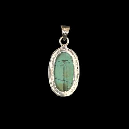 Colgante Oval Turquesa "Saki"