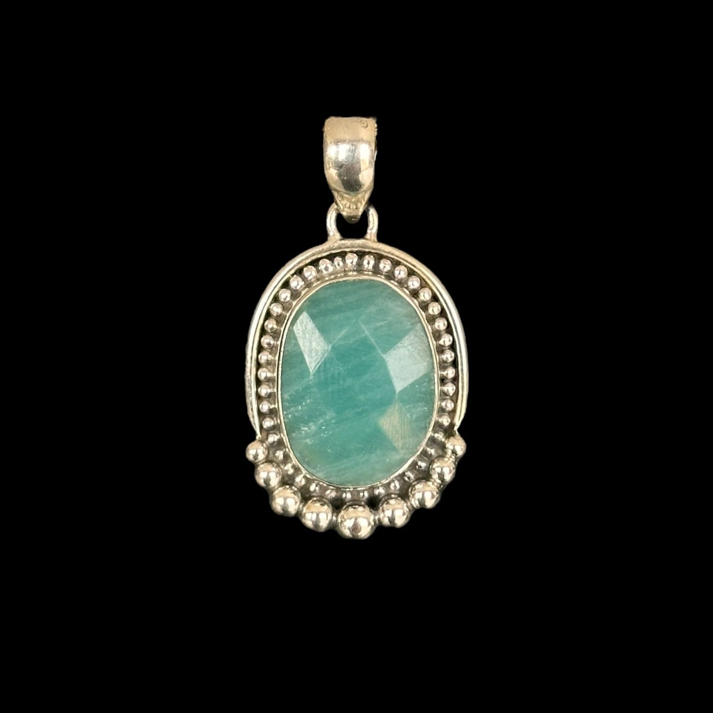 Colgante "Swastina" Amazonita