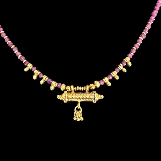 Mantra Box Indian Ruby Necklace