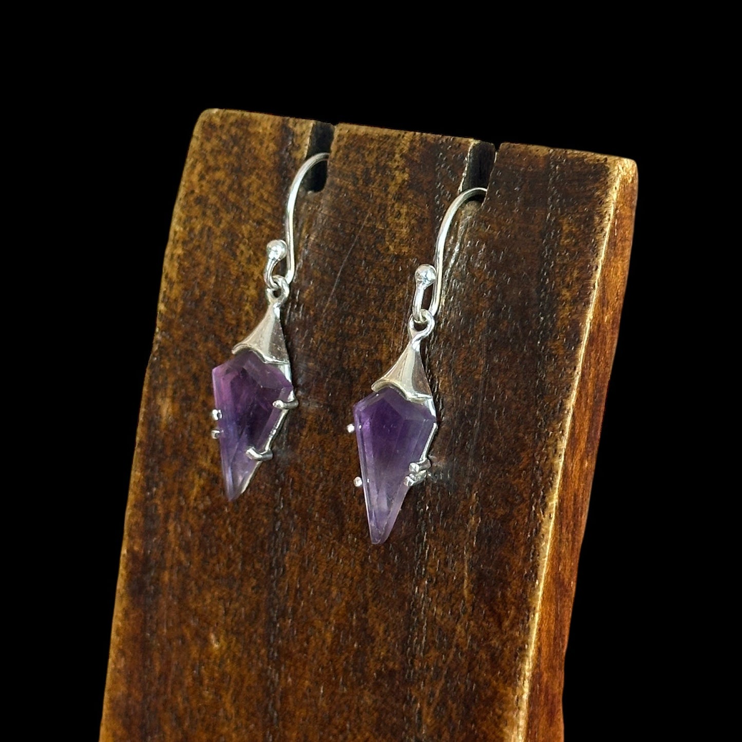 Pendientes "Trigis" Amatista