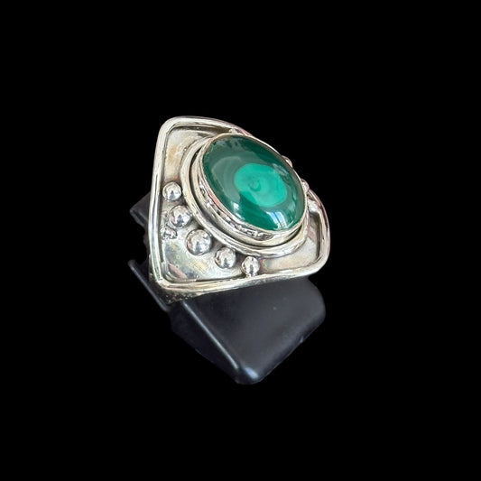 Ring "Chon" Malachit