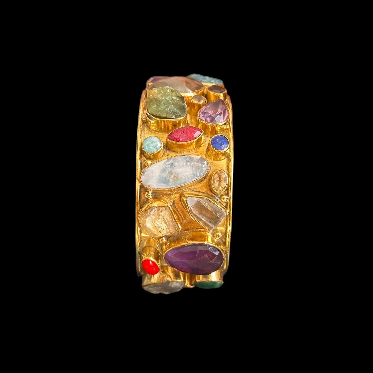 Pulsera Multipiedra Queen Latòn