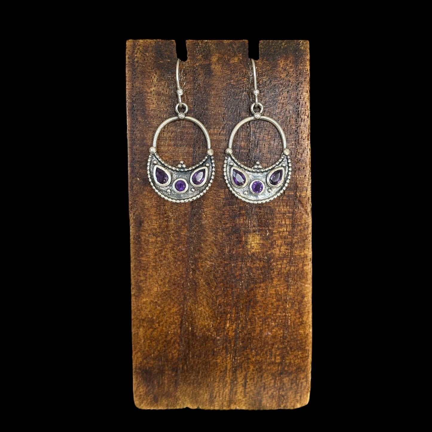 Pendientes Amara Amatista