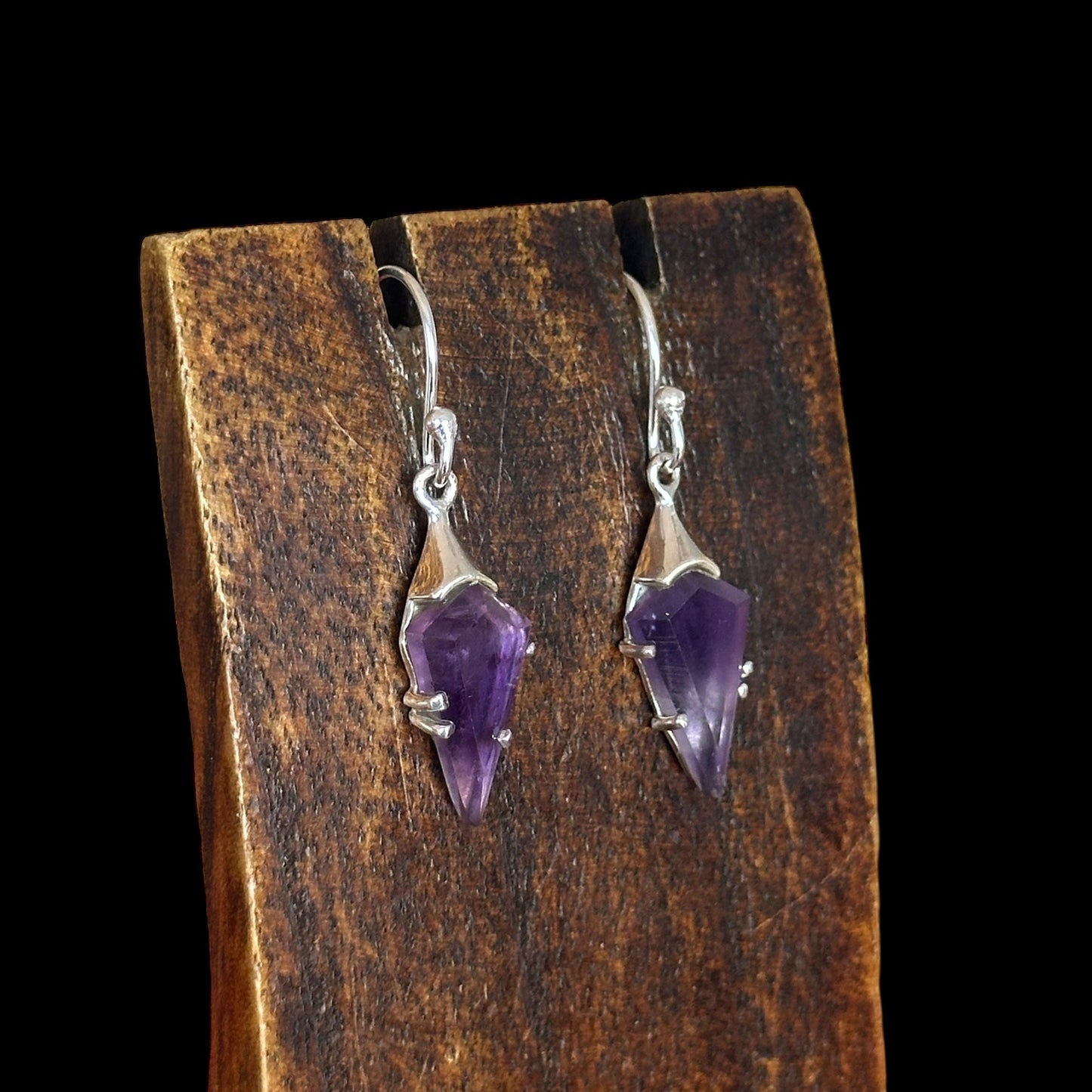 Pendientes "Trigis" Amatista