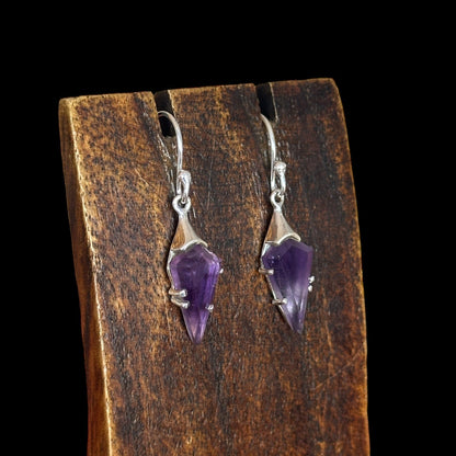 Pendientes "Trigis" Amatista