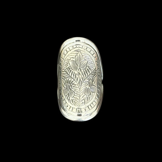 Anillo Plata Entallado "Phool"