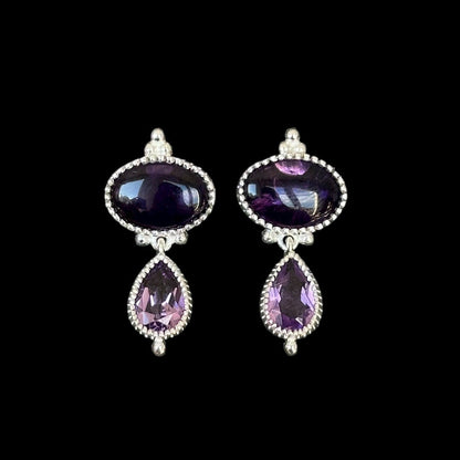 Ohrringe Ratna Amethyst
