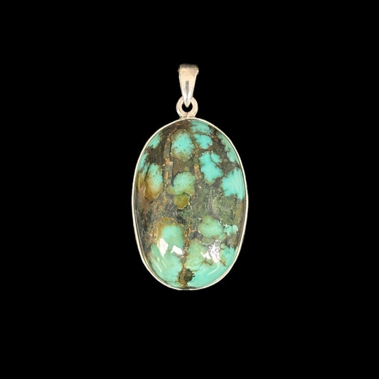 Colgante Turquesa Natural Ovalado 2