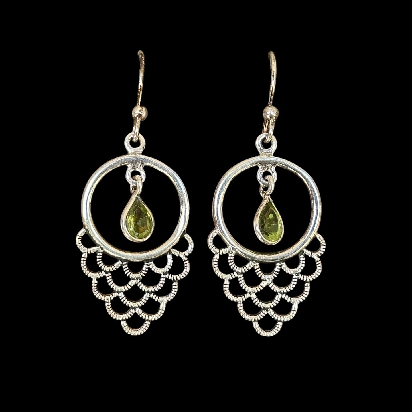 Pendientes Chandrika Peridoto