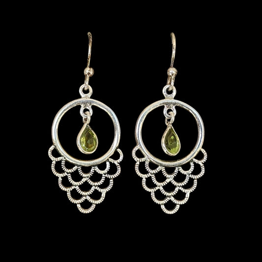 Pendientes Chandrika Peridoto