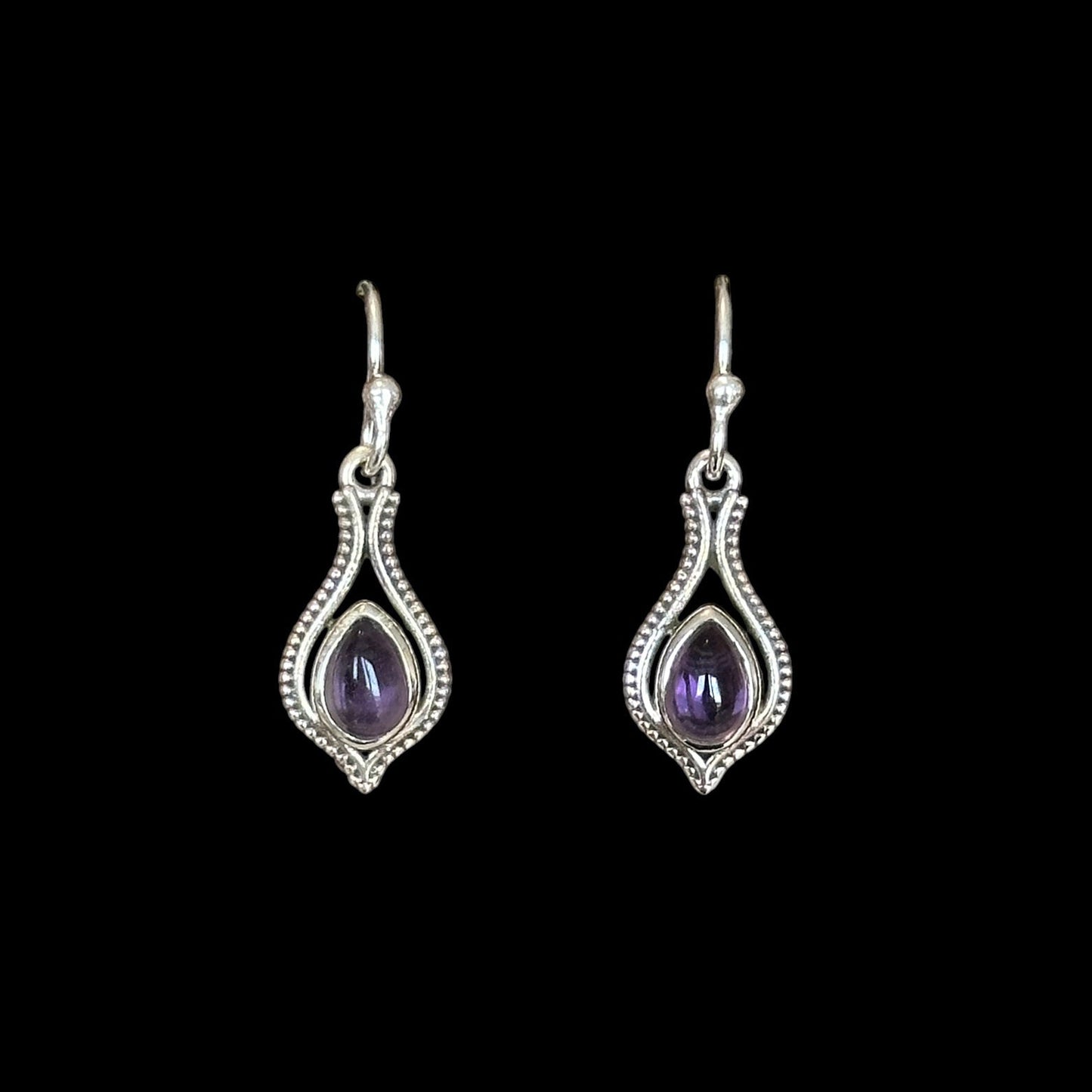 Pendientes Nila Amatista