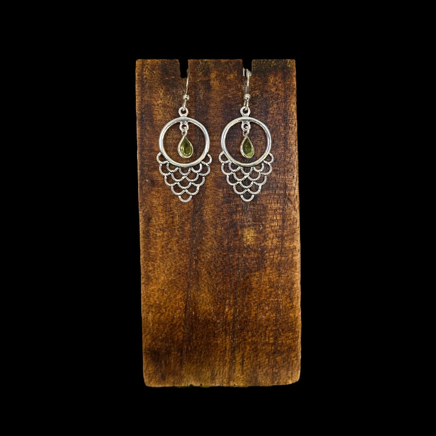 Pendientes Chandrika Peridoto