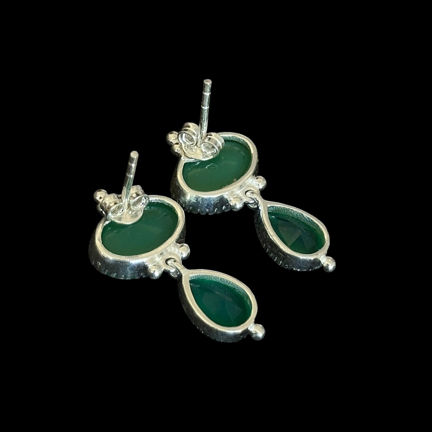 Pendientes Ratna Onix Verde