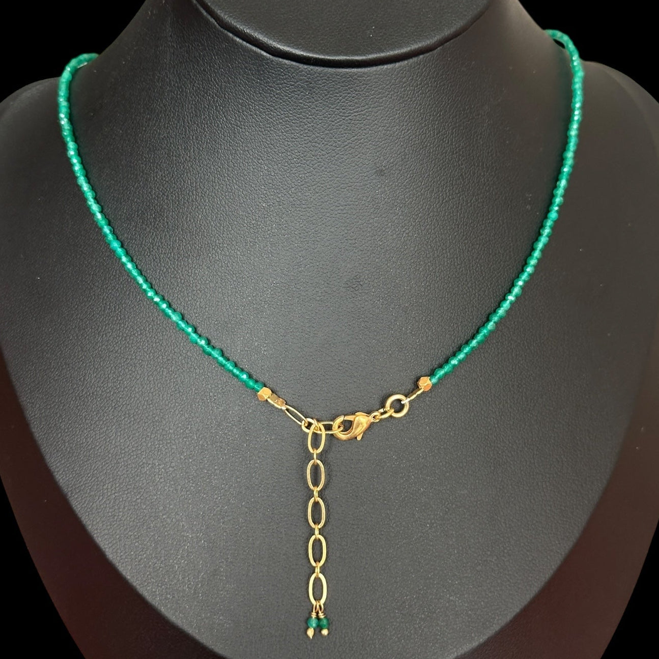 SŪTRA Necklace · Green Onyx