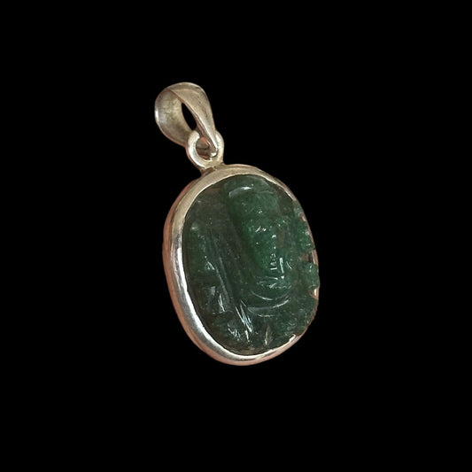 Anhänger Ganesha geschnitzt Aventurin Klein