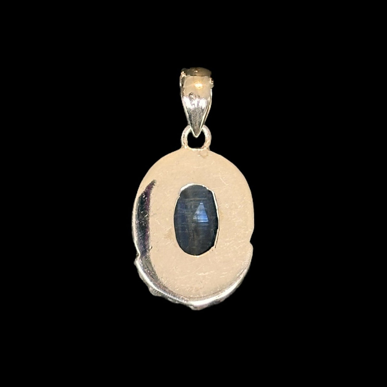 Colgante "Swastina" Cianita Azul