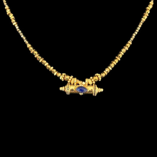 Mantra Box Pyrite Necklace