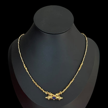 Mantra Box Pyrite Necklace