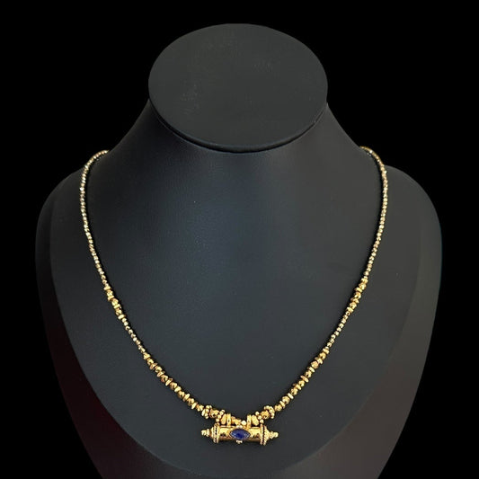Mantra Box Pyrite Necklace