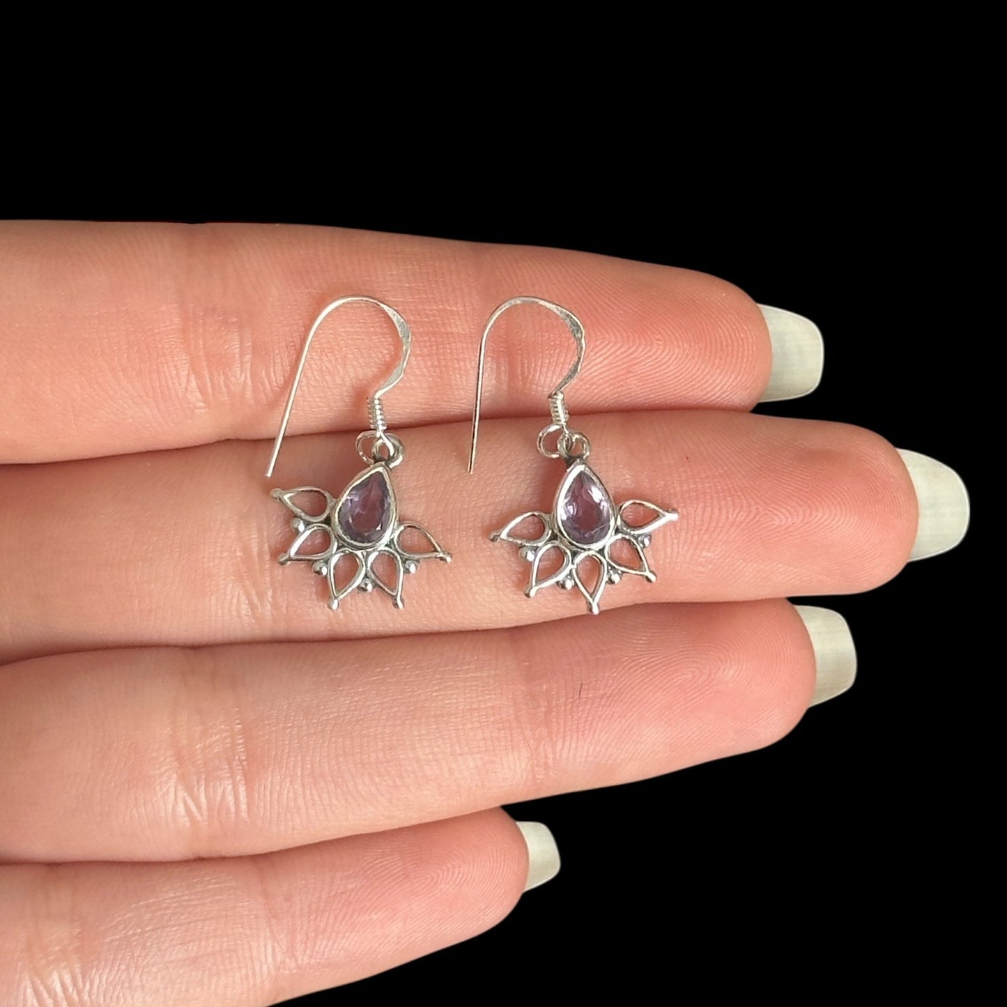 "Jyoti" Amethyst Earrings