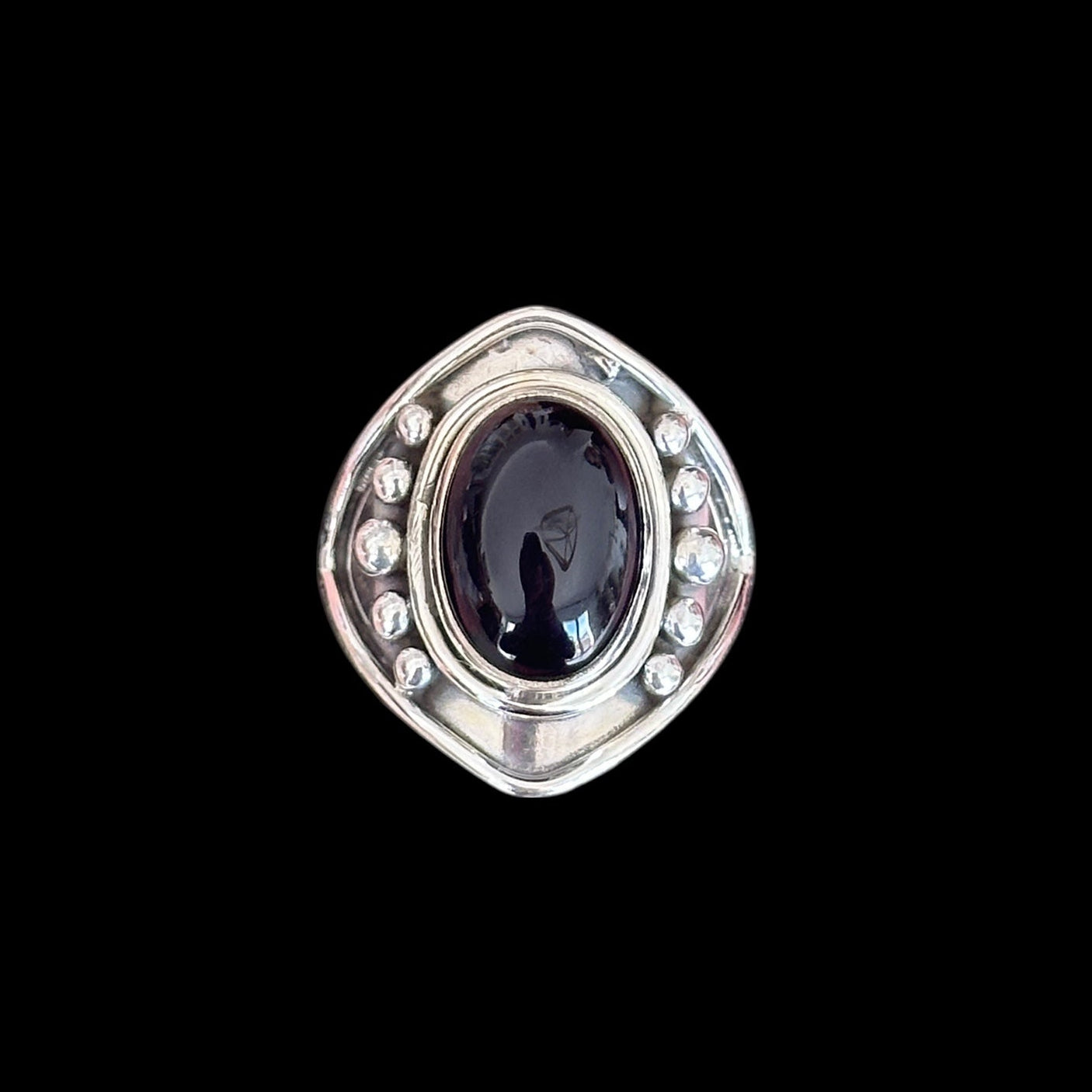 Anillo "Chon" Onix Negro