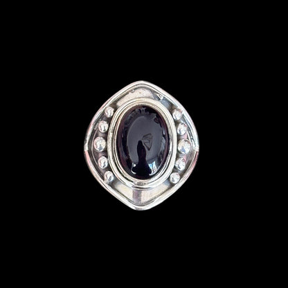 Anillo "Chon" Onix Negro