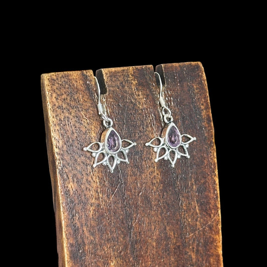Pendientes "Jyoti" Amatista