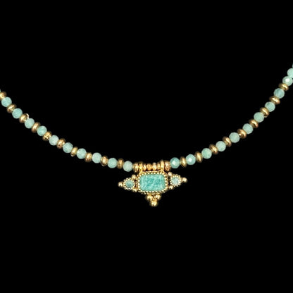 SŪTRA Necklace · Amazonite