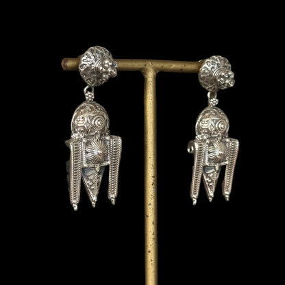 Pendientes "Trishula-Shri" (त्रिशूल श्री)