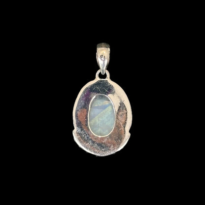 Colgante "Swastina" Piedra de Luna