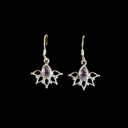 "Jyoti" Amethyst Earrings