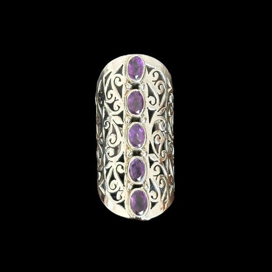 Anillo Filigrana Amatista small