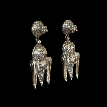 Pendientes "Trishula-Shri" (त्रिशूल श्री)