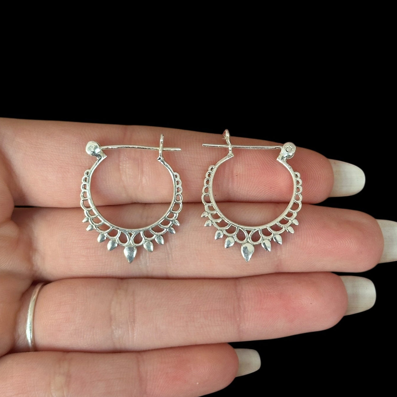"Kundala" earrings कुंडल