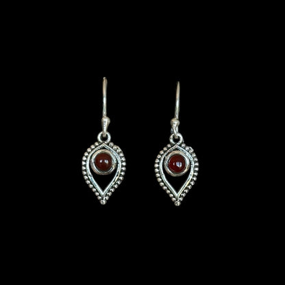 “TĀRĀ” (तारा) Carnelian Earrings