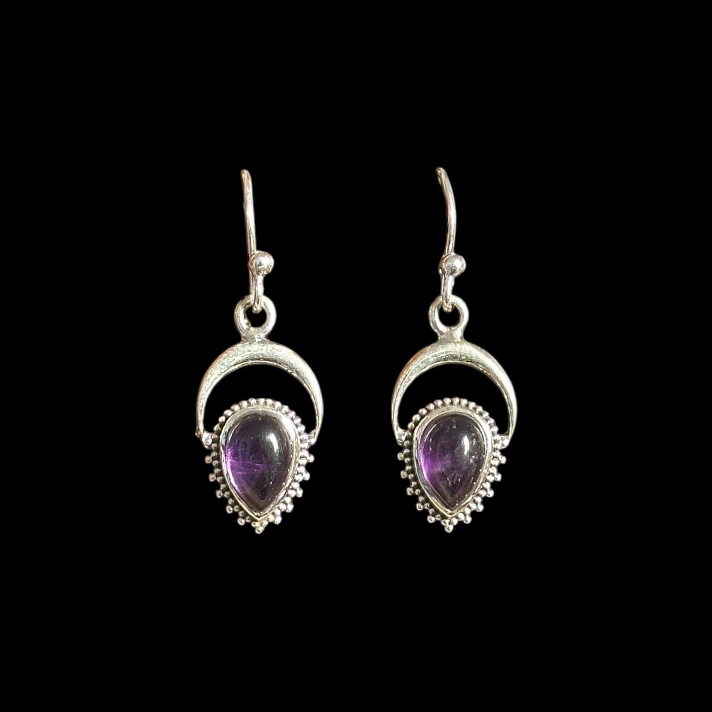 "Neela" Amethyst Earrings