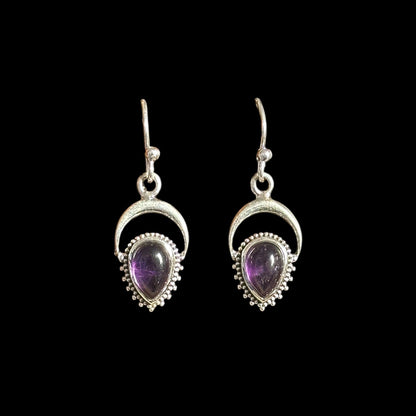 "Neela" Amethyst Earrings