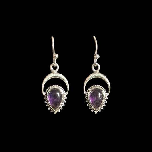 Pendientes "Neela" Amatista