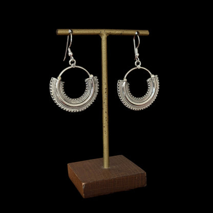 "Ardha-Chandra" (Half-Moon) Earrings