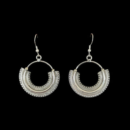 "Ardha-Chandra" (Half-Moon) Earrings
