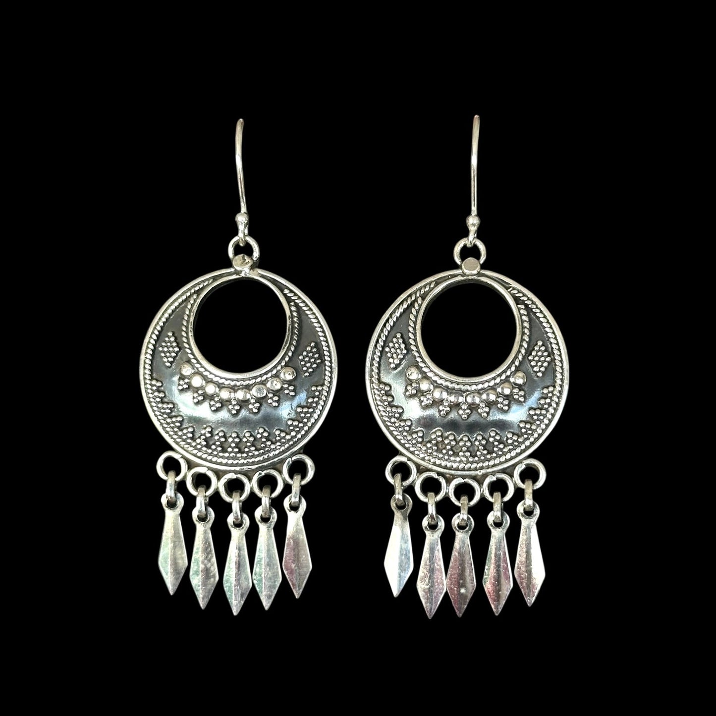"Chandra-Maya" (चन्द्रमाया) Earrings