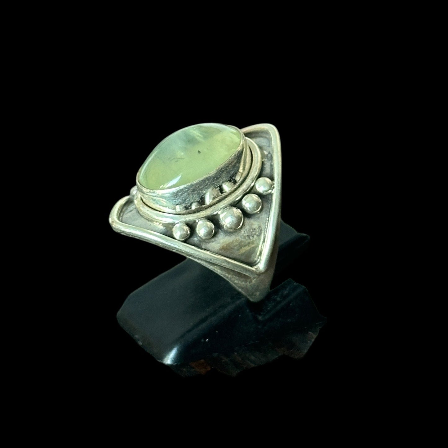 "Chond" Prehnite ring