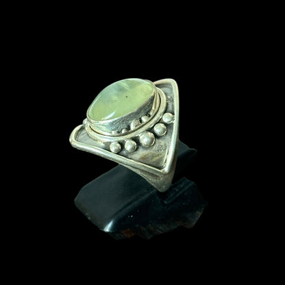"Chond" Prehnite ring