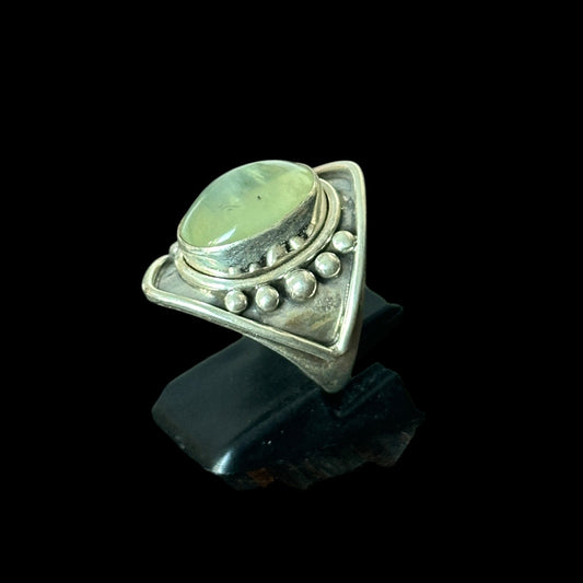 "Chond" Prehnite ring