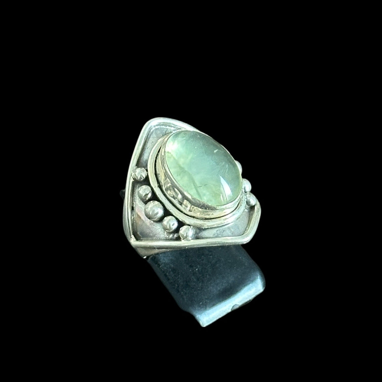 "Chond" Prehnite ring