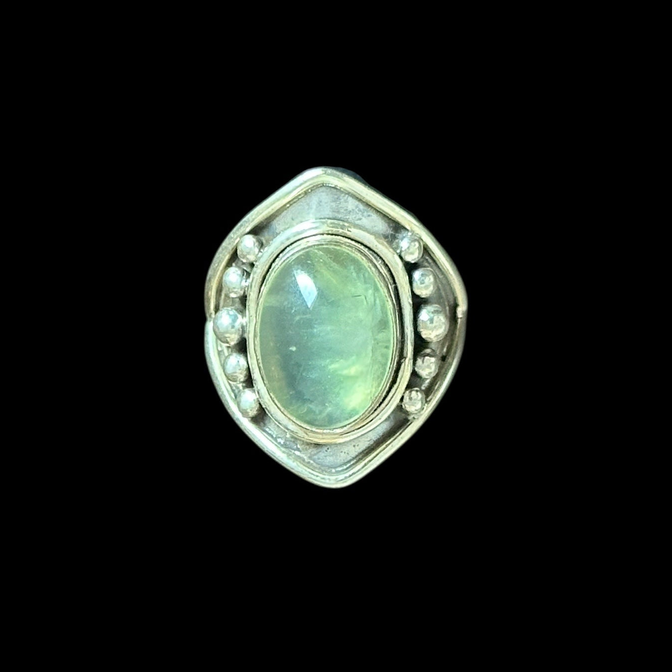 "Chond" Prehnite ring